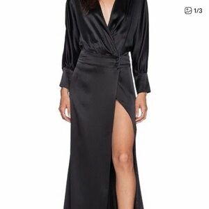 Olcay Gulsen Black Maxi Dress